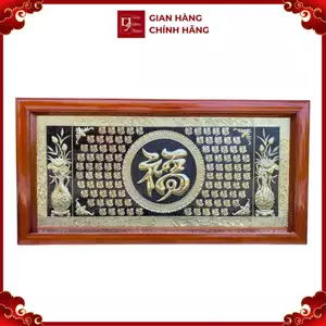 Tranh Đồng Bách Phúc ( 89x173cm ) - Cửu Diệu Thiên - BP003