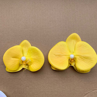 Combo 5 chiếc kẹp tóc hoa lan hồ điệp  -size nhỡ 9-10cm và size to 11cm nhị cao su non #cặp_tóc_hoa_lan_hồ_điệp
