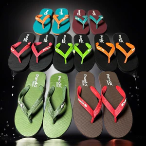 Dép tông Thái Gấu Trúc Panda Blue nam nữ đế cao su êm ái bền chắc - DéP, Slipper loại không viền