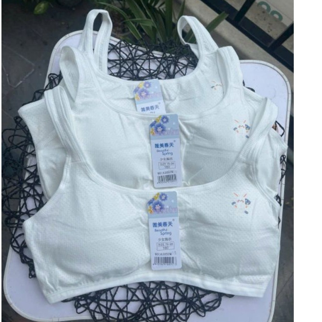áo ngực nữ học sinh A1057 chất liệu cotton thông hơi, thấm hút khô thoáng, mang lại cảm giác thỏa mái tự nhiên size 55kg