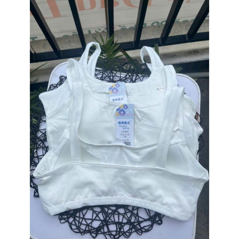 áo ngực nữ học sinh A1057 chất liệu cotton thông hơi, thấm hút khô thoáng, mang lại cảm giác thỏa mái tự nhiên size 55kg