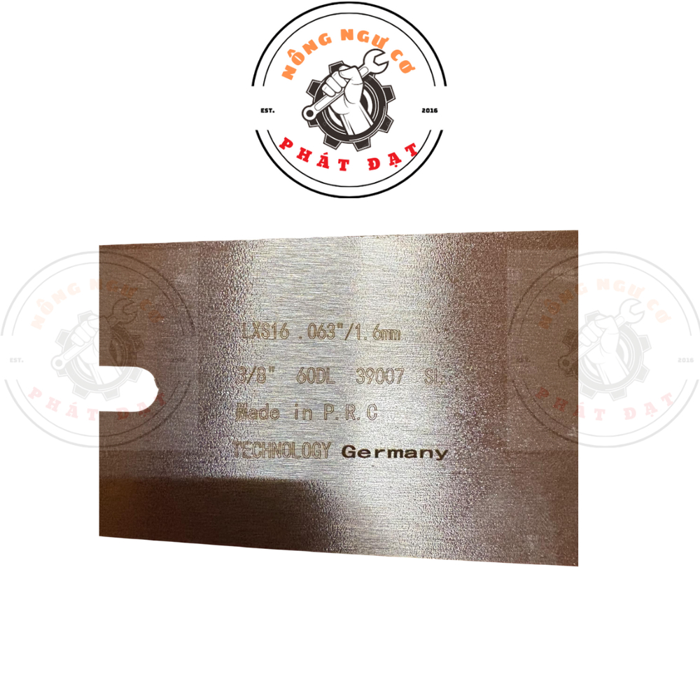 Lam thép máy cưa STIHL dài 5 Tấc chân 8 li đầu lớn, dùng được tất cả các loại xích