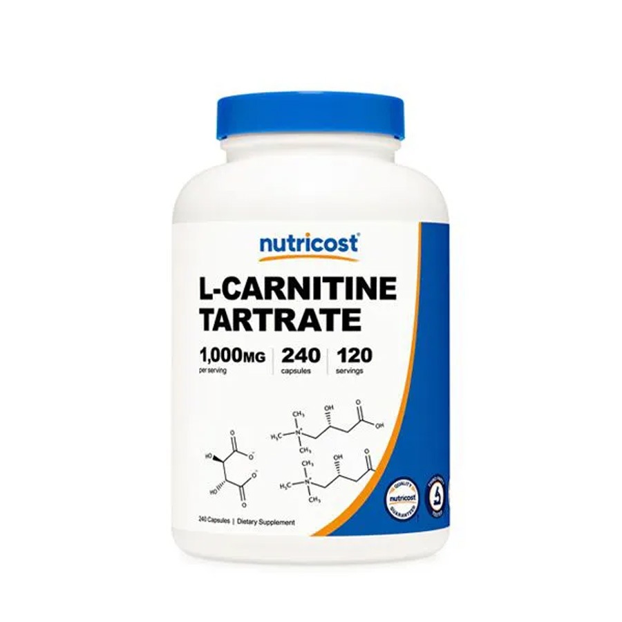Nutricost L-Carnitine Tartrate 1000mg - Viên uống hỗ trợ giảm cân, đốt mỡ, phục hồi cơ bắp