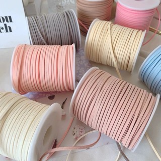 Cuộn dây da lộn 45 mét dày 2,5mm dùng trang trí bó hoa,quà tặng, dây dan quấn vòng tay handmade DIY