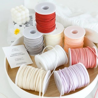 Cuộn dây da lộn 45 mét dày 2,5mm dùng trang trí bó hoa,quà tặng, dây dan quấn vòng tay handmade DIY