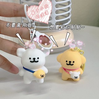 Móa Khóa Đôi Tặng Người Yêu - Bạn Thân Cực Dễ Thương - Dây Treo Túi Xách Balo cute - Keychain