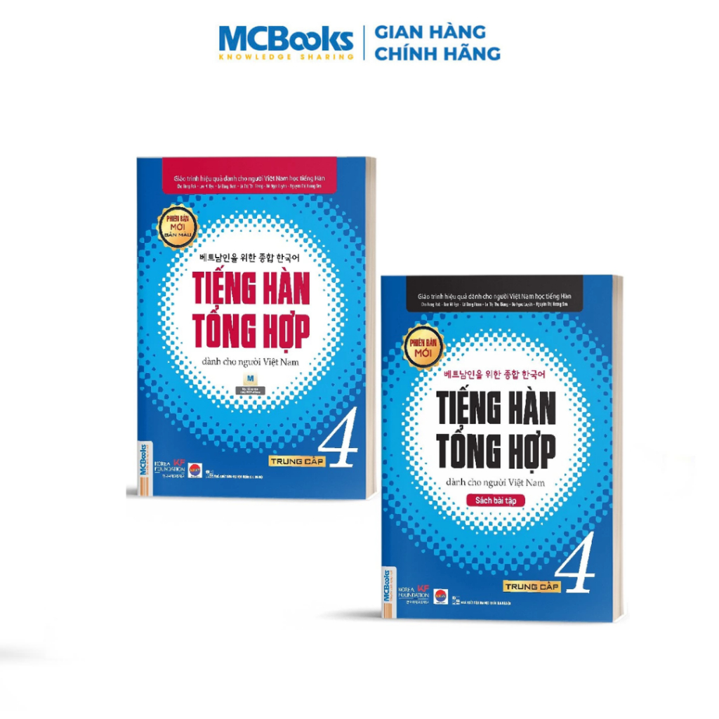 Sách - Combo 6 Tập Tiếng Hàn Tổng Hợp Dành Cho Người Việt Nam (Giáo trình+SBT)