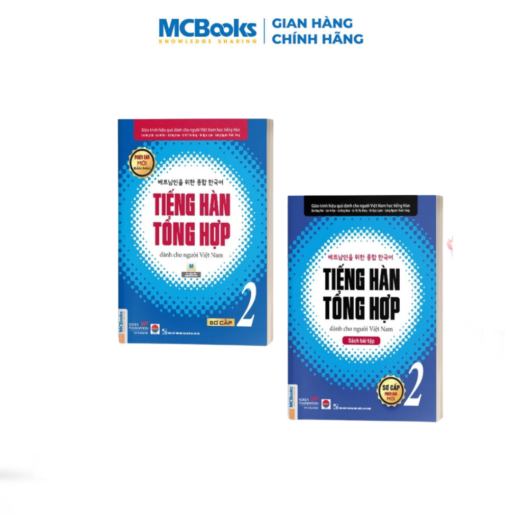 Sách - Combo 6 Tập Tiếng Hàn Tổng Hợp Dành Cho Người Việt Nam (Giáo trình+SBT)