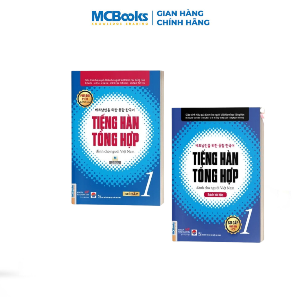 Sách - Combo 6 Tập Tiếng Hàn Tổng Hợp Dành Cho Người Việt Nam (Giáo trình+SBT)