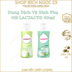 Dung Dịch Vệ Sinh Phụ Nữ Lactacyd Ngăn Mùi Đến 24h 60ml