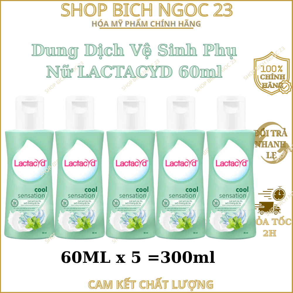 Dung Dịch Vệ Sinh Phụ Nữ Lactacyd Ngăn Mùi Đến 24h 60ml