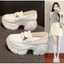 Giày đế bánh mỳ trẻ trung cá tính (cao 8 cm)