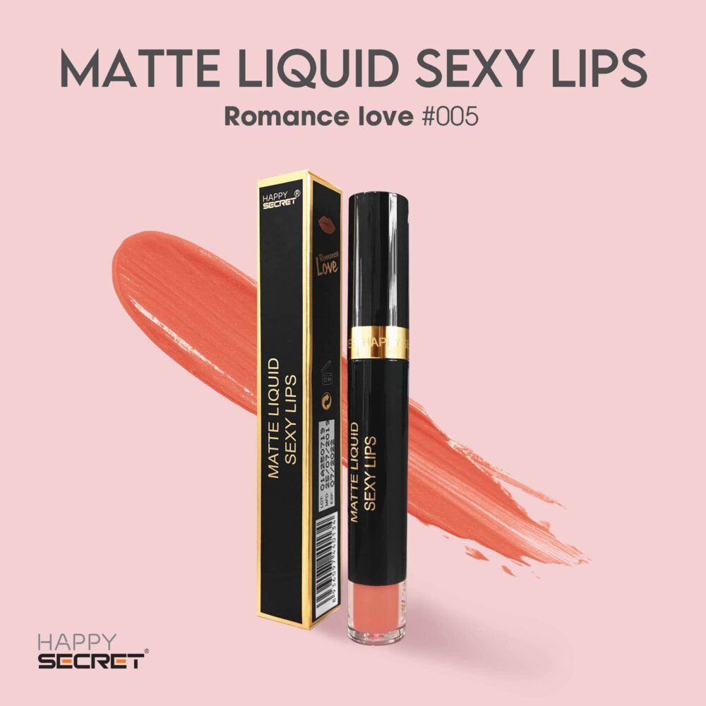 Son lì không trôi Matte Liquid Sexy Lips Romance Love 005 - Top White
