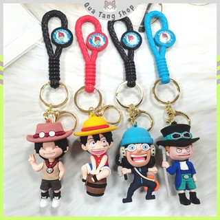 Móc Khóa One Piece Siêu Dễ Thương, Luffy, Ace, Usopp, Sabo, Zoro, Sanji, Nami, Choppe, Keychain