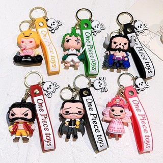 Móc Khóa One Piece Siêu Dễ Thương, Luffy, Ace, Usopp, Sabo, Zoro, Sanji, Nami, Choppe, Keychain