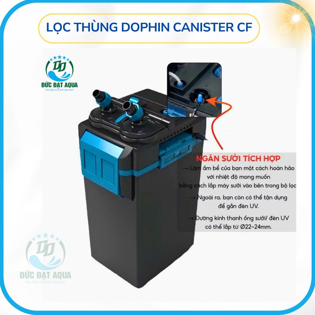 Lọc Thùng DoPhin Canister CF-11008, CF-11308, CF-11508 cao cấp hãng DoPhin 9