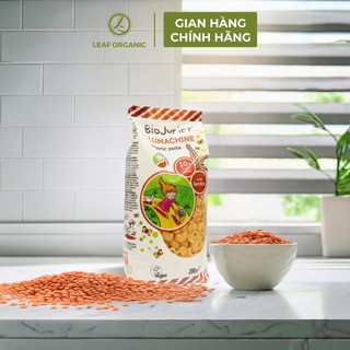 Mì nui đậu lăng ăn dặm hữu cơ cho bé Bio Junior 200g