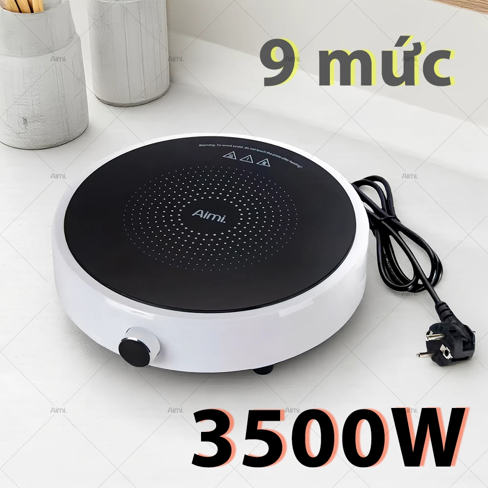 COD Combo bếp điện từ AIMI và nồi lẩu 4L cao cấp - BH chính hãng 36T
