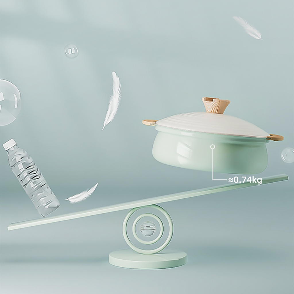Redchef Nồi súp đá gốm chống dính  Nồi hấp nồi không có PFAS & PTFE & PFOA Thích hợp cho tất cả các bếp | BigBuy360 - bigbuy360.vn