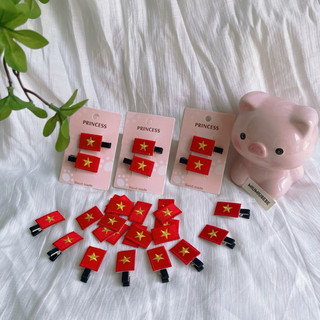 [HOẢ TỐC] Set 02 kẹp hình lá cờ Tổ Quốc chào mừng ngày Lễ Quốc Khánh/ các dịp lễ lớn của Đất Nước