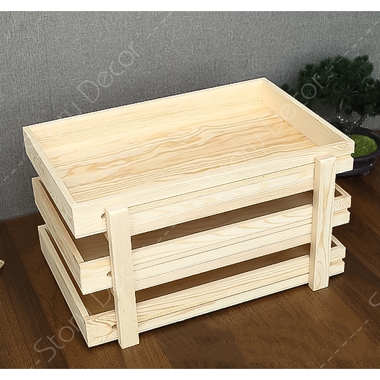 Kệ khay 3 tầng ngăn kéo để đồ phụ kiện, mỹ phẩm đa năng gọn gàng