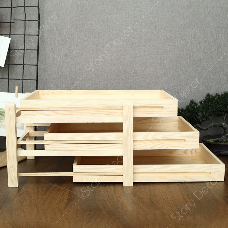 Kệ khay 3 tầng ngăn kéo để đồ phụ kiện, mỹ phẩm đa năng gọn gàng