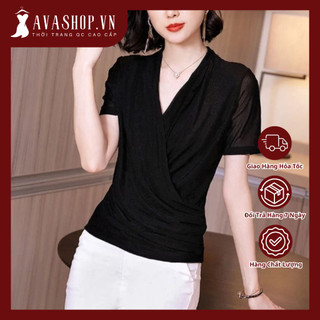 Áo Thun Kiểu Thời Trang Che Bụng SM74