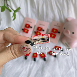 [HOẢ TỐC] Set 02 kẹp hình lá cờ Tổ Quốc chào mừng ngày Lễ Quốc Khánh/ các dịp lễ lớn của Đất Nước