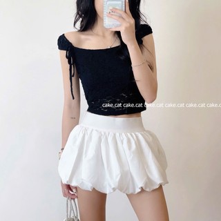 Áo Ren Thêu Hai Dây Cao Cấp Thiết Kế Trễ Vai, Phong Cách Trẻ Trung, Phù Hợp Đi Biển Cakecat