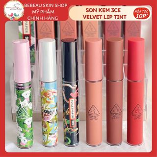 Son Kem 3ce Velvet Lip Tint Plush Mới Child Like Taupe Speak Up Daffodil Bitter Hour - Bebeau
