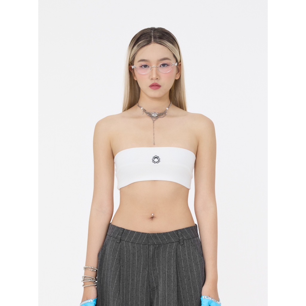 Ảnh Áo Ống, Áo Quây Ngực, Bandeau ôm body sexy xuyên thấu nhẹ Brand TSUN Chính Hãng 2