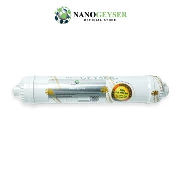 Lõi Nano Silver Nano Geyser, Giúp diệt khuẩn trong nước, Dùng cho các dòng máy lọc nước RO, NANO, UF, Kangaroo, Aqua