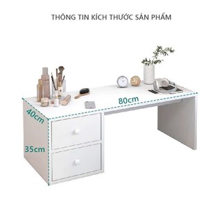 Bàn Trang Điểm Ngồi Bệt Có Ngăn Kéo ,Bàn Làm Việc Ngồi Bệt Chất Liệu Gỗ MDF Cao Cấp