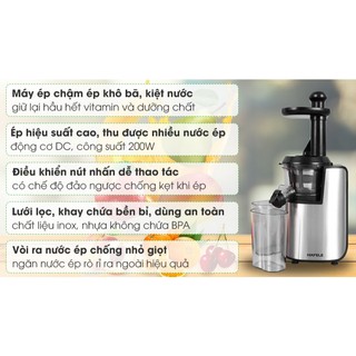 Sale-Máy ép chậm Hafele GS-133N (535.43.811) chính hãng 100% trưng bày mới 98-99% Bảo hành 12 tháng