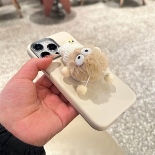 Ốp lưng iphone nhựa dẻo họa tiết da nhám Bánh quy bông ip 6/7/8/plus/x/xr/xs/11/12/13/14/15/16/pro max - xx2235