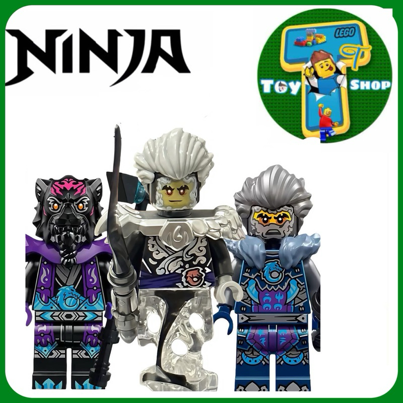 (Có sẵn) Mô hình lắp ráp Minifigures Ninjago Cinder, Lord Ras và Cinder ...