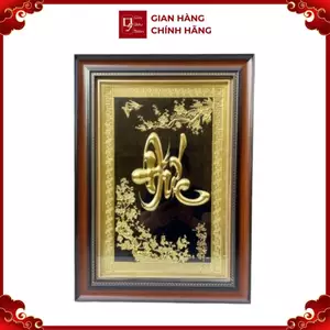 Tranh Đồng Chữ Đức ( 38x54cm ) - Cửu Diệu Thiên - CĐ004