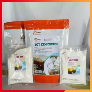 200g Bột kem cheese ADFOOD- làm topping đồ uống, topping cream bột milk foam muối biển