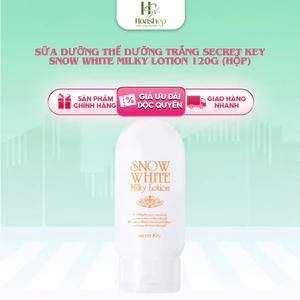 Sữa dưỡng thể dưỡng trắng SECRET KEY Snow White Milky Lotion 120g (Hộp)