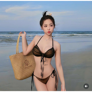 LL017 - Bikini 2 mãnh cột dây ngực đi biển tôn dáng đi biển sexy