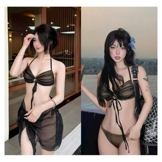 LL017 - Bikini 2 mãnh cột dây ngực đi biển tôn dáng đi biển sexy