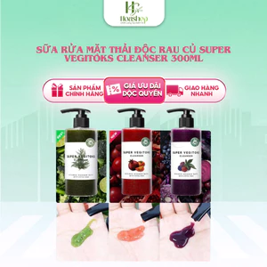 Sữa rửa mặt thải độc rau củ Super Vegitoks Cleanser