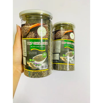 Hạt chia đen hộp 500g ( Hạt chia Black chia seeds )
