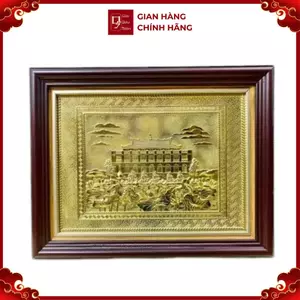 Tranh Đồng Bến Nhà Rồng - Bảo Tàng Hồ Chí Minh ( 28x34cm ) - Cửu Diệu Thiên - BR004