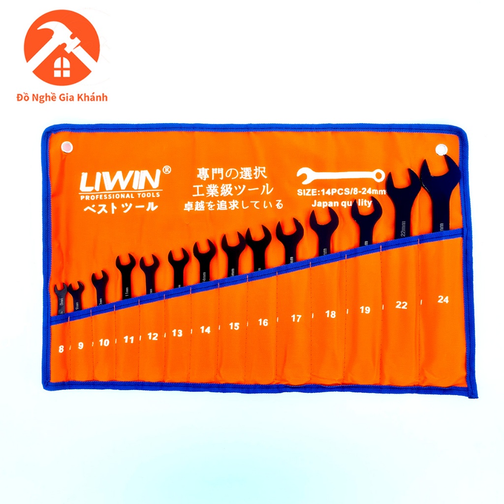 Bộ cờ lê thép vòng miệng 8-24mm Liwin chính hãng | Shopee Việt Nam