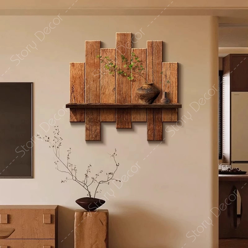 Kệ gỗ treo tường phá cách decor trang trí phòng, quán cafe, homestay