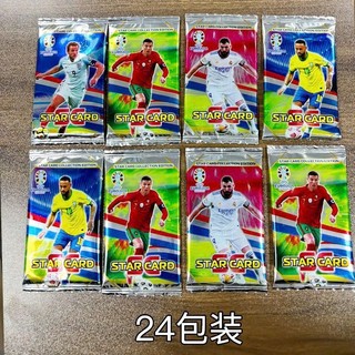 Dây 36 gói 288 thẻ bài cầu thủ bóng đá , thẻ bóng đá Ronaldo Messi các loại