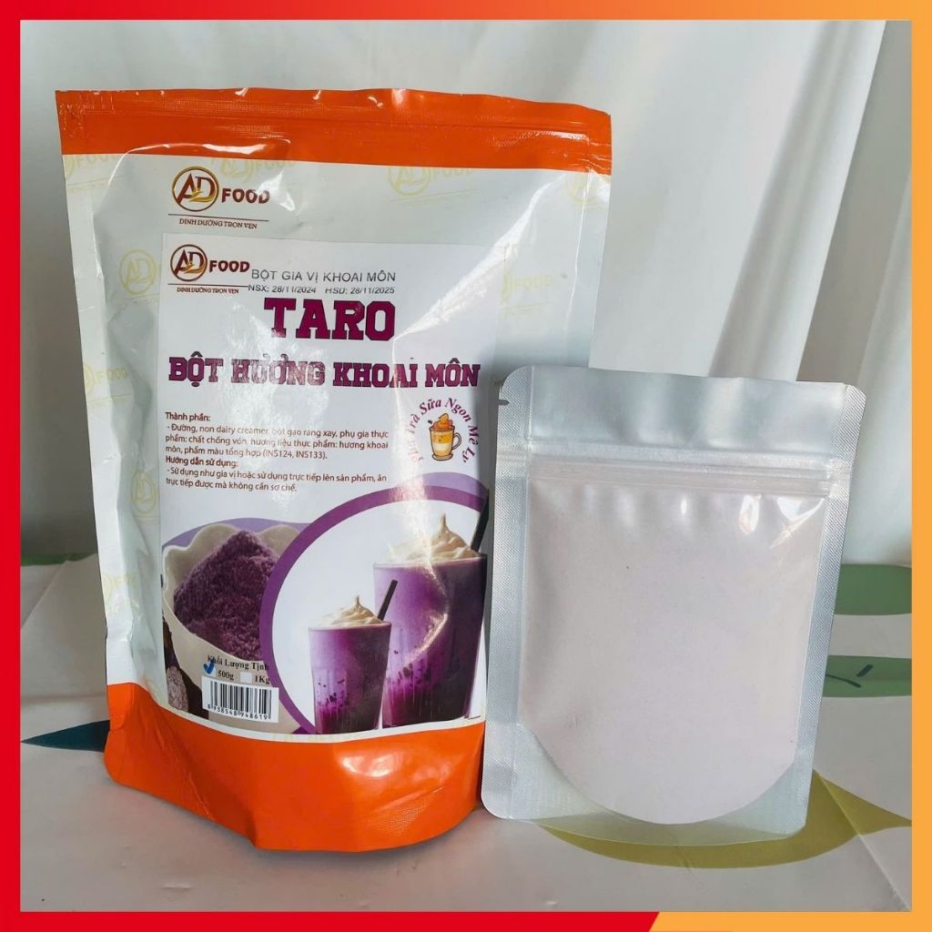 100g Bột lắc vị khoai môn ADFOOD - lắc trực tiếp lên kem tươi, bánh ngọt, cà phê hoặc tráng miệng