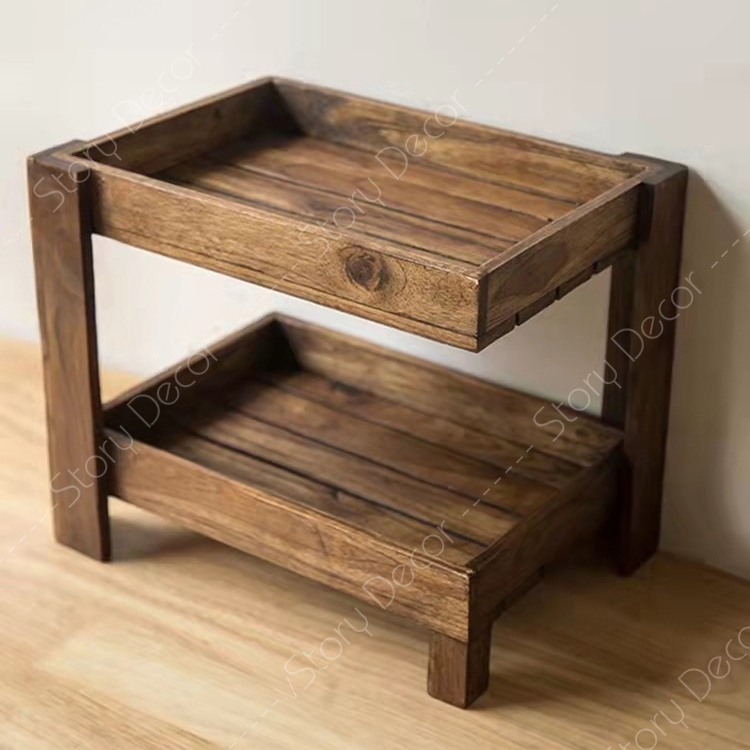 Kệ 2 tầng để đồ nhà tắm, mỹ phẩm nhà bếp rau quả đa năng