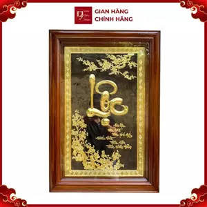 Tranh Đồng Chữ Lộc ( 55x81cm ) - Cửu Diệu Thiên - THN176